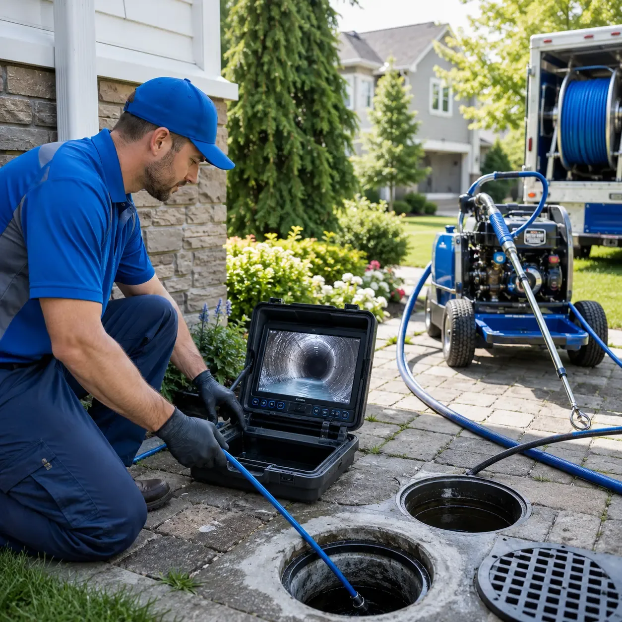 Outdoor drain cleaning professionals serving Waterville, ME
